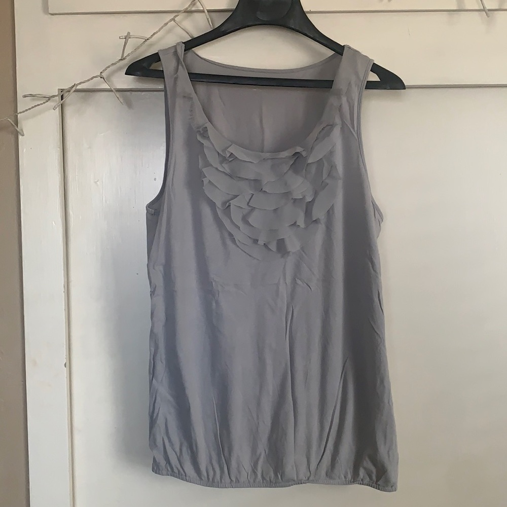Grey Ann Taylor Loft Top
